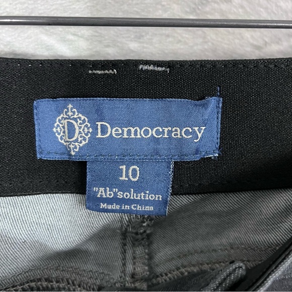 NWT Democracy Size 10 Grey Mid-Rise Ab’solution Booty Lift Jegging Jeans - Picture 14 of 15